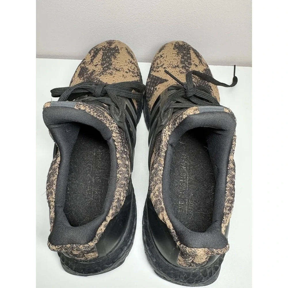 Adidas UltraBoost 5.0 DNA Black Brown Camo Mens Running Shoes GX9329 - Size 6.5